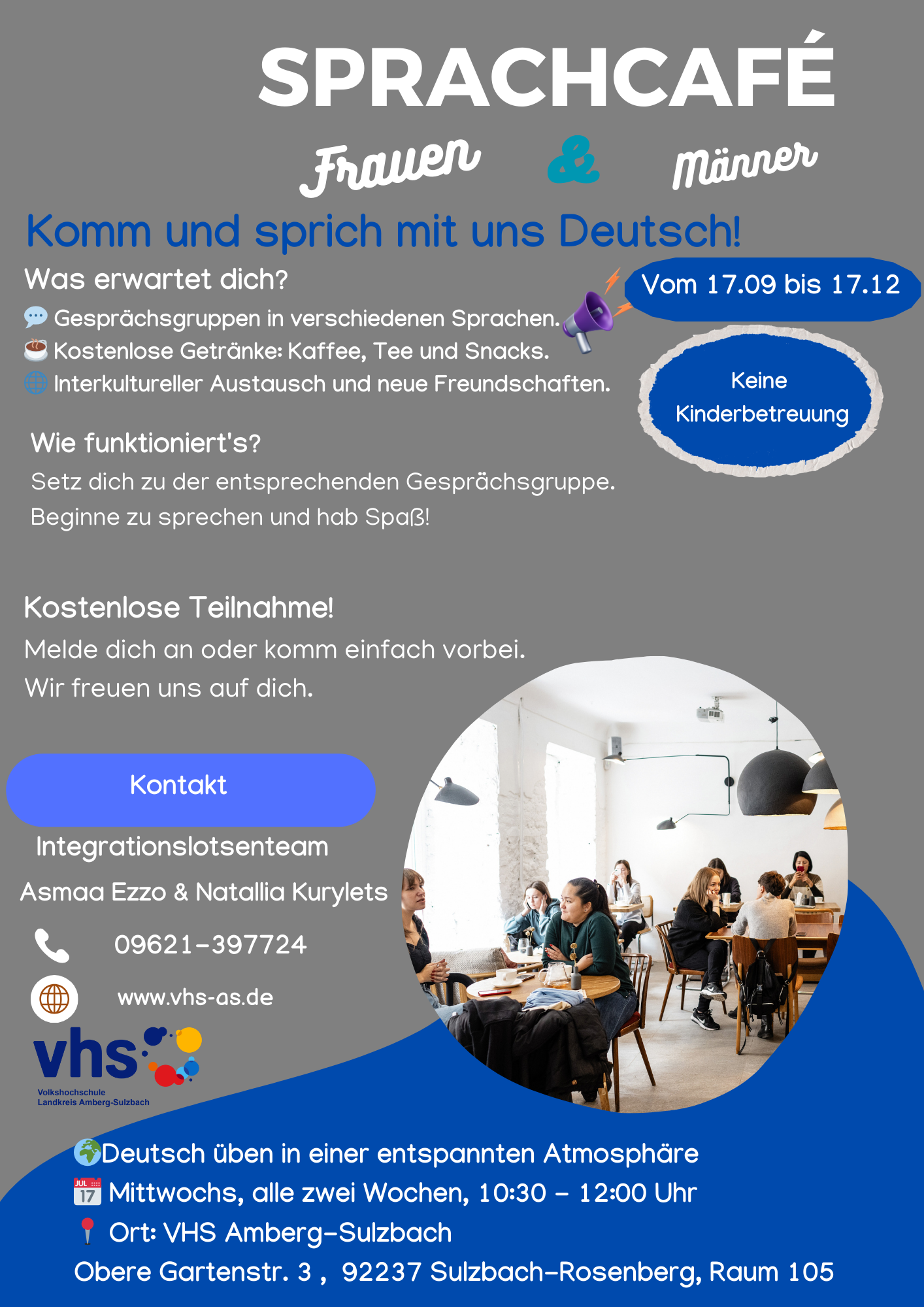 Öffnet die Seite 'Sprachcafé ab 17.09.'